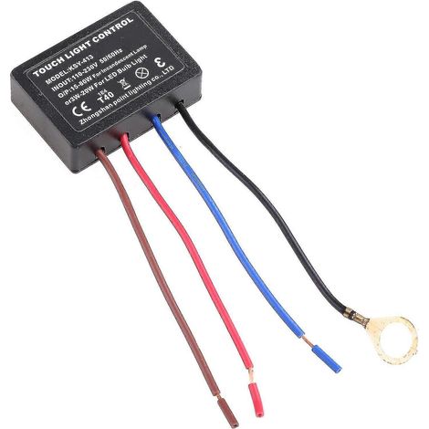 Kit de repuesto para módulo regulador de intensidad de lámpara de escritorio con interruptor táctil de 3 posiciones. (1/5)