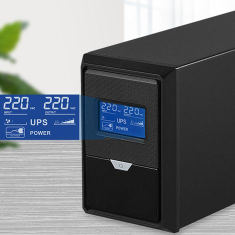 Unterbrechungsfreie Stromversorgung (USV) mit intelligentem Spannungsregler für Computer und Router USV-Notstromversorgung Europäischer Standard 220 V. (1/5)