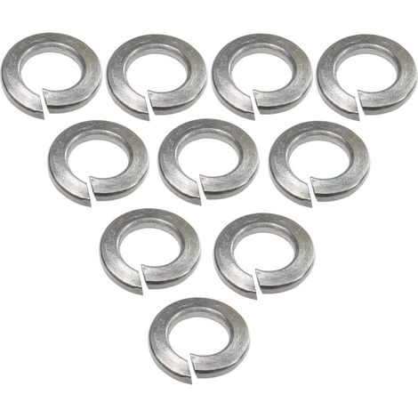 Lot de 10 Rondelles Grower frein ressort - M8 - en acier inoxidable A2 - DIN127 - Bricolage (1/3)