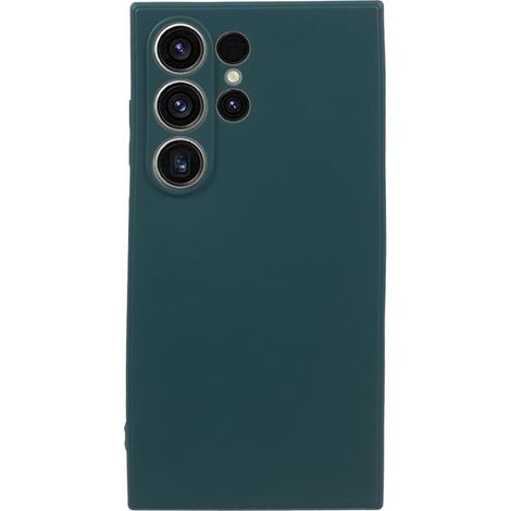Funda para Samsung Galaxy S24 Ultra, silicona ligera, verde. (1/5)