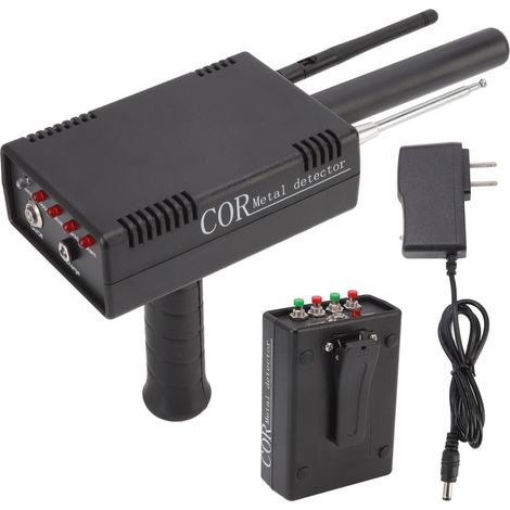 AKS Professional Metalldetektor, 1200 m Reichweite, 25 m Tiefe, Scanner-Ausrüstung, 100–240 V US-Stecker