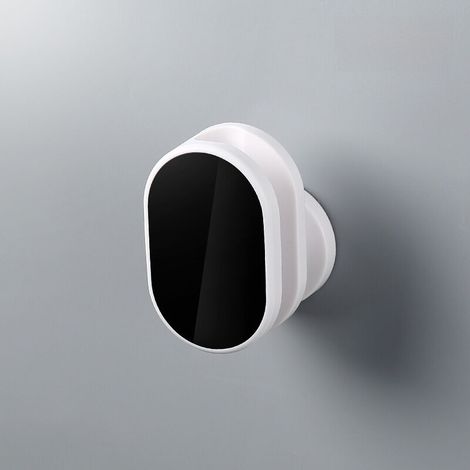 Support universel pour pommeau de douche, à ventouse, réglable, non perforé, noir nordique, base effet pluie pour salle de bain, installation sans perçage (1/5)