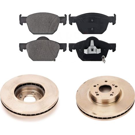 KIT FRENI ANTERIORI compatibile con HONDA ACCORD VIII (CU,CW) - DISCHI + PASTIGLIE OEM: FDB4269, FDB4270 / 17972 /SOSTITUZIONE DIRETTA/BASSA POLVERE/SILENZIOSO (1/5)