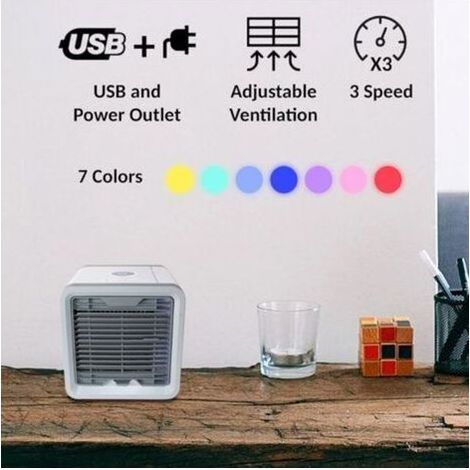 3-in-1 Mini-USB-Luftkühler 486 m³/h 60 W Lila (1/5)