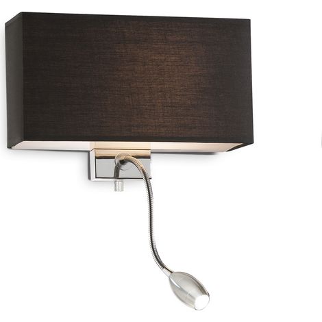LAMPADA DA PARETE HOTEL AP2 NERO (1/3)