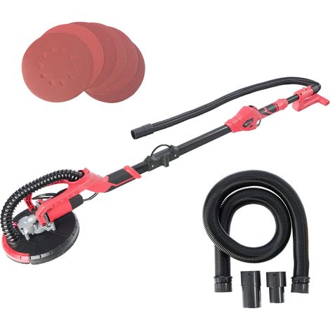 AREBOS Telescopic Drywall Sander 750 W Standard Model Dust Suction, Pads (1/5)