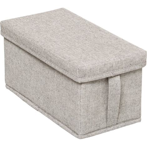 SCATOLA PER ARMADI 15X31XH15CM BEIGE IN TESSUTO (1/5)