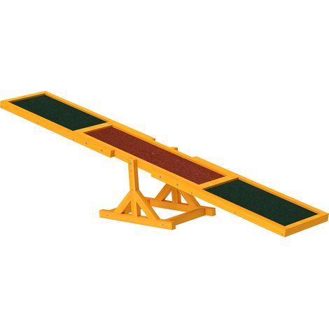 Hundebalanceplatte aus Holz – Robuste Agility-Platte 180 × 30 × 30 cm – Ideal für Welpen und erwachsene Hunde, sportliches Training, Muskelstärkung und geistige Stimulation (1/5)