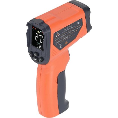 Thermomètre infrarouge sans contact avec affichage numérique, appareil de mesure de température pratique pour l'industrie (1/4)