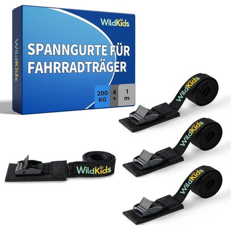 Sangles de serrage pour porte-vélos, 4 pièces, longueur 1m, capacité de charge 200kg