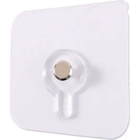 Fixation Cadre Sans Percer, 10pcs Clou Adhésif Mural Attache Tableau sans Poinçon Trou Transparent Crochet Collante de Suspension Accroche Cadre Photo pour Art Mural Miroir Salon Salle Bain Cui (1/4)