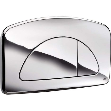 Placca dual cassetta incasso diamante cromata 627004 Oli