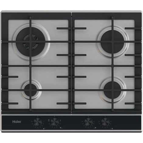 Haier HAHG6BR4XH 4-Zonen-Gas-Kochfeld Inox 595 cm