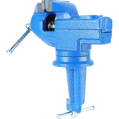 Étau d'établi robuste bleu 50 mm, mini-étau d'établi universel, mini-établi de bricolage, étau pour bobinage, étau de table de serrage en plastique, 50 mm bleu (1/5)