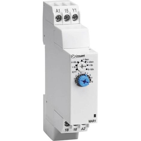 [NEUWERTIG] B-Ware Crouzet Mar1 Zeitrelais Multifunktional 1 St. Zeitbereich 1 S   100 H 1 Wechsle (1/2)