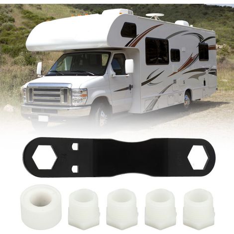 Water heater drain plug kit for 7/8in 15/16in RV drain plugs --