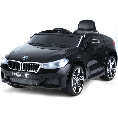HOMCOM Auto Macchina 6 V Elettrica per Bambini Nero PP (1/5)