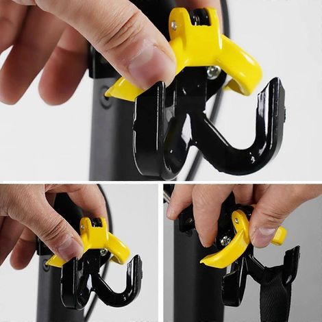 Porte-bagages avant double crochet pour casque avec vis pour trottinette électrique M365 Pro (1/4)