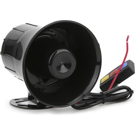 Klaxon fort 3 tons pour voiture 12V 30W, haut-parleur pour moto, mégaphone, sirène d'avertissement électronique, Ambulance (1/5)