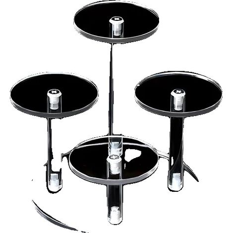 Espositore in acrilico con scomparti rimovibili, design elegante e trasparente, D5209-4Y (1/2)