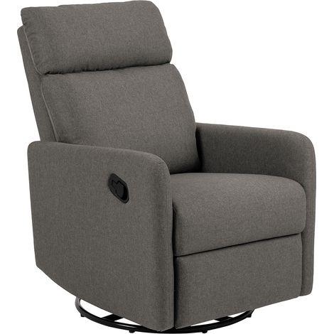 Mikkeli Sessel Recliner Stoff grau. (1/5)