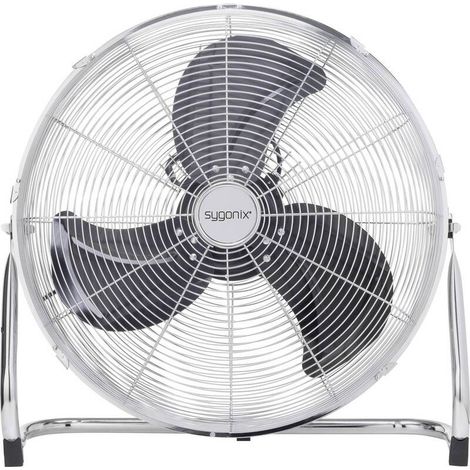 [GEBRAUCHT] B-Ware Sygonix FE-50A Bodenventilator Tischventilator Ventilator Klima 140W Silber (1/2)