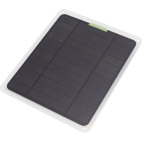 10W Solarpanel mit Typ C und zwei USB-Ausgängen, Solarladepanel (12V DC) für Outdoor-Aktivitäten, Arbeit, Reisen, Camping und Training (1/5)