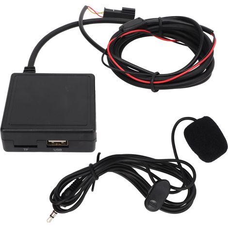 Adaptateur Bluetooth AUX pour autoradio BMW E46 E39 E53 X5 BM54, réduction du bruit, filtre anti-parasite, kit mains libres (1/5)