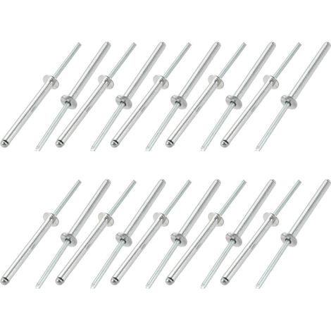 20pcs 4mmx40mm aluminium/acier Rivets aveugles ouvert (1/2)