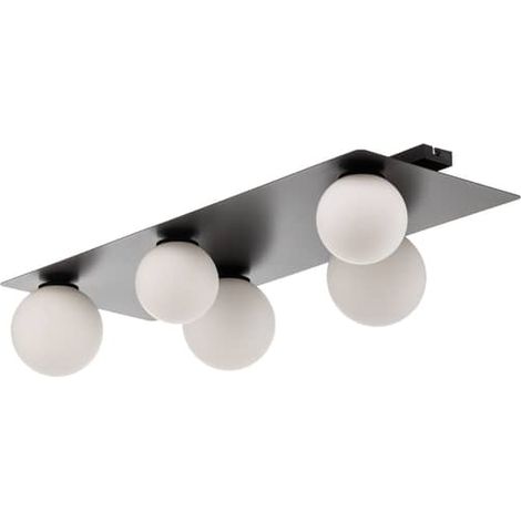[NEUWERTIG] Euluna Deckenlampe Firn Deckenleuchte Deckenlicht G9 Eckig Fünfflammig Schwarz B-Ware