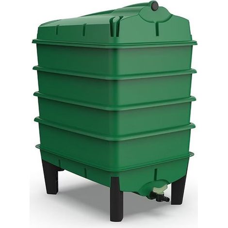 Composteur vers Tiger Wormery 4 plateaux, 62 L - Vert (1/5)