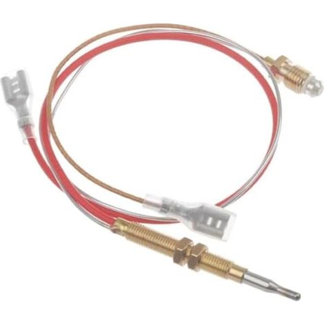 Kit de thermocouple à gaz, thermocouple pour chauffage de terrasse, pièces de rechange M8 x 1 extrémité de connexion avec écrous thermocouple (40 cm) (1/5)