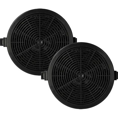 2x Filtres à charbon actif compatible avec  Série  hotte aspirante - 11,2 cm