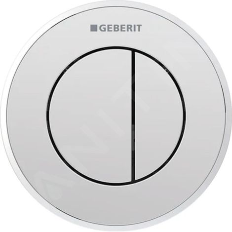 Geberit Systèmes de chasse d’eau - Commande à distance de chasse d'eau type 10, 2 actions, pour réservoir de chasse encastré 8 (1/2)