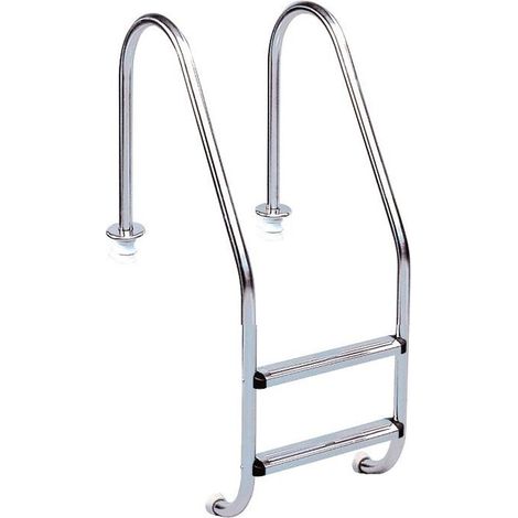 Echelle 2 marches pour piscine enterrée (1/4)