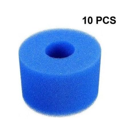 Filtre Spa en Mousse, Lavable Type S1 et Type VI, fabriqué en France, Compatible avec Intex, Bestway, Filtration optimale (1/4)