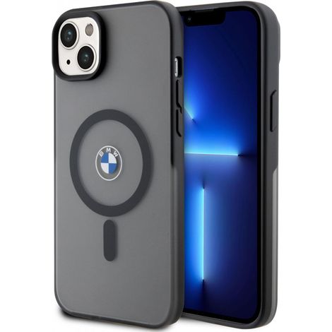 Coque BMW Signature MagSafe pour iPhone 14 Plus (Noire)
