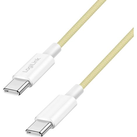LogiLink Câble USB-C USB 2.0 USB-C® mâle 1 m jaune CU0353 (1/5)
