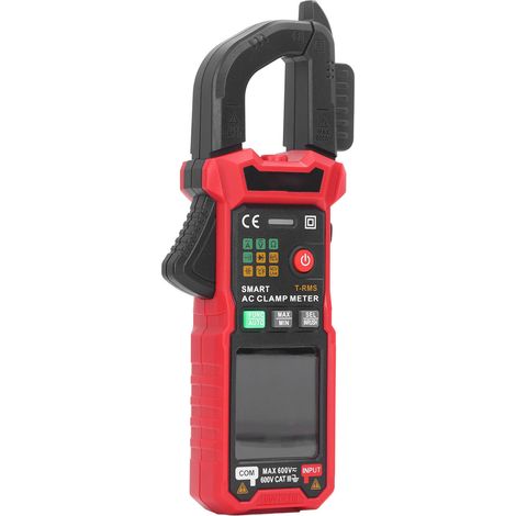 Pince ampèremétrique HT205A Multimètre True RMS Professionnel, Testeur Électrique Multifonction pour Dépannage, Mesure de Courant sans Contact, Résistant aux Surcharges, Sans Piles (Vendu sans batteri (1/5)
