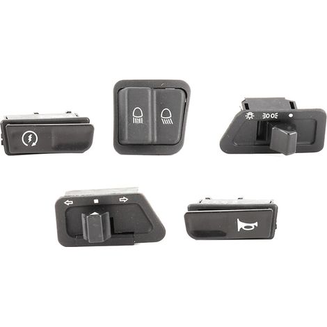 Kit di 5 pezzi resistente per pulsante di avviamento e indicatori di direzione per moto GY6 125CC