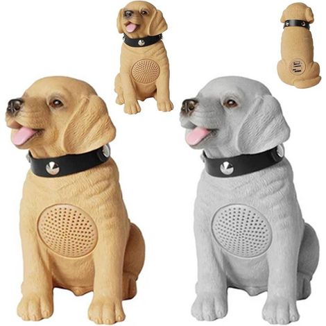 Altavoz Inalámbrico Bluetooth Con Forma De Perro Speacker Radio Estéreo Portátil - (1/5)