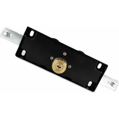 Serrure atomique robuste pour porte de garage - Pour portail roulant, porte coulissante (1/5)