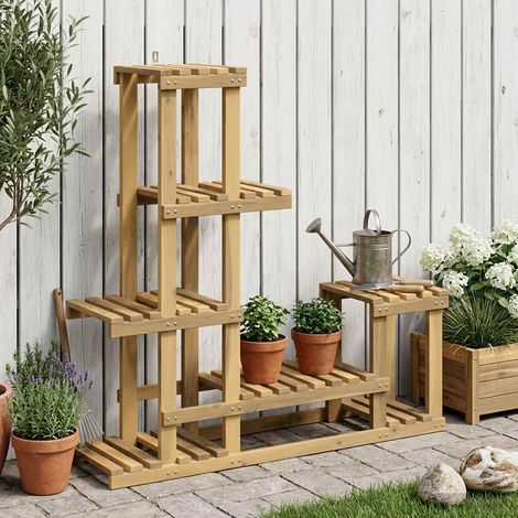 Support de Plante Blanc 93,5 x 25 x 91,5 cm (1/5)