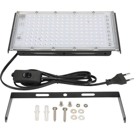 Lampes de culture pour plantes d'intérieur, lampe de culture LED à spectre complet 200 W, lampe de culture à 144 LED étanche IP65, panneau quantique à économie d'énergie, lampe de culture hydroponique (1/4)