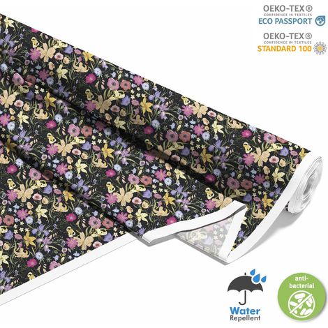 OUTDOOR DEKOSTOFFE OXFORD - Motiv Feld von Blumen 2