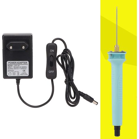Adaptateur Coupe-fil Chaud Coupe-mousse Alimentation 15V 2000mA Contrôle Facile 100-240V Utilisation Domestique Stable Prise UE (1/5)