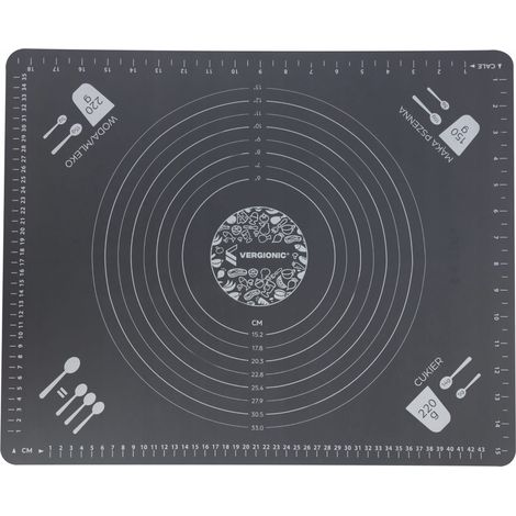 Planche à pâtisserie en silicone, tapis de cuisine Vergionic (1/3)