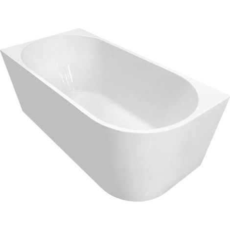 Aqualine Tibera - Vasca da bagno 140x70 cm, sinistra, bianca E1066 (1/5)