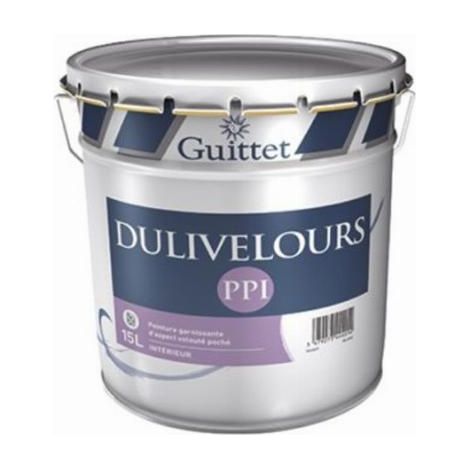 Guittet – Peinture garnissante veloutée 15L pour bois extérieur – Pouvoir garnissant élevé – Application facile – 57226