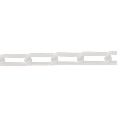 Catena in plastica masidef 30x18x5mm bianco vendita al metro - dy2700572